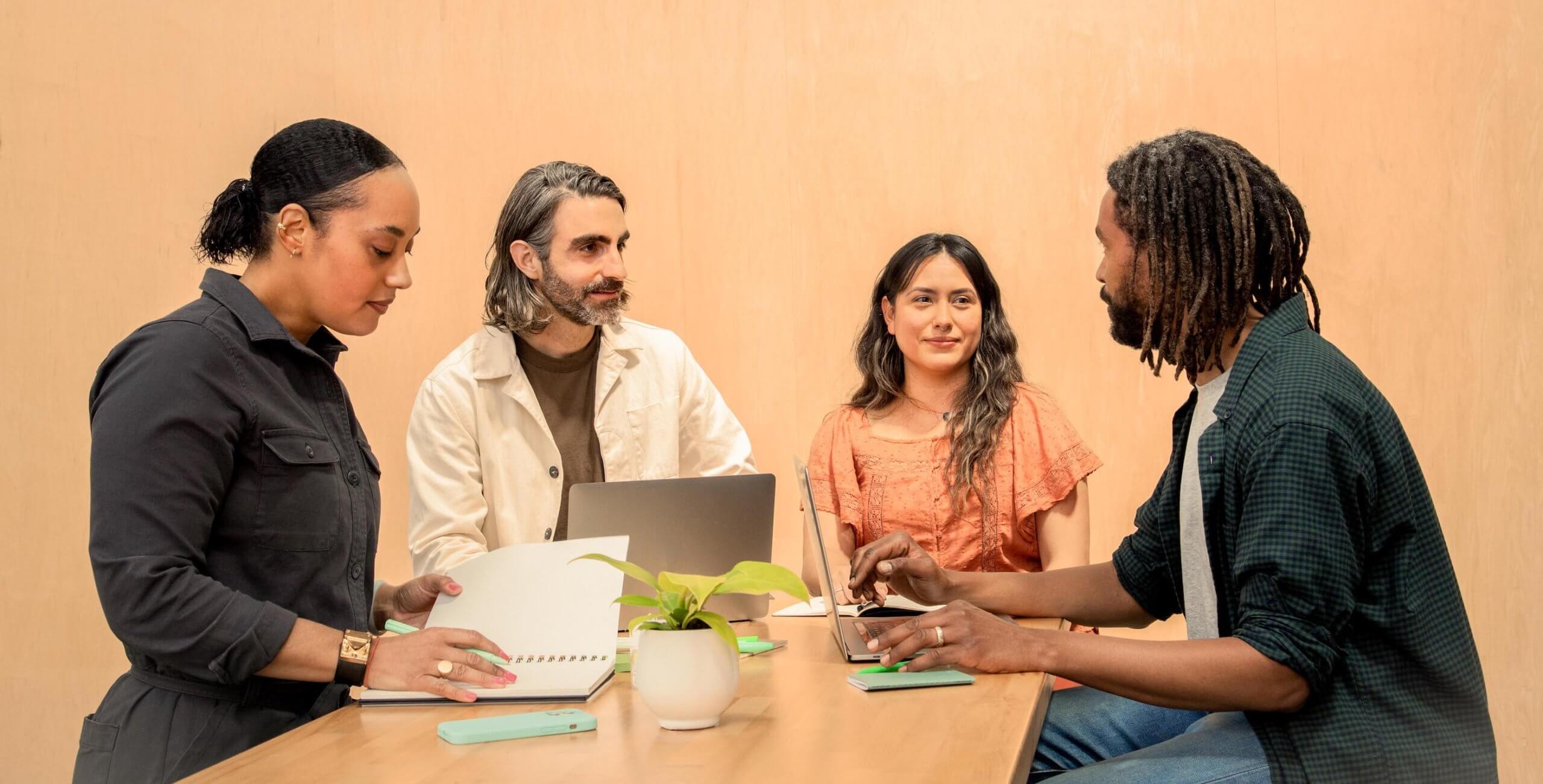 Team working together